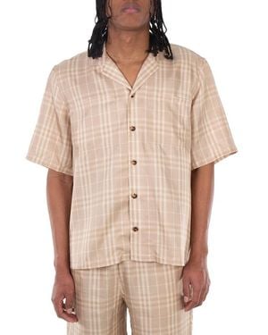 Burberry Vintage Check Pattern Shirt - Natural
