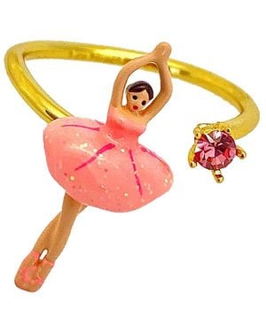 Les Nereides Mini Ballerina Adjustable Ring - Multicolour