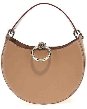 Chloé Small Arlene Leather Hobo Bag - Brown