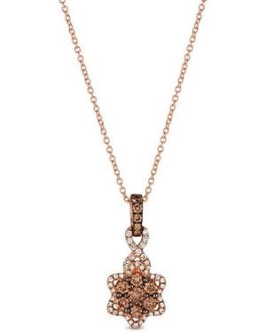 Le Vian Ladies Chocolate Cluster Necklaces - Metallic