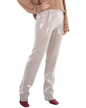 Burberry Cut Out Hook And Bar Leggings - Natural