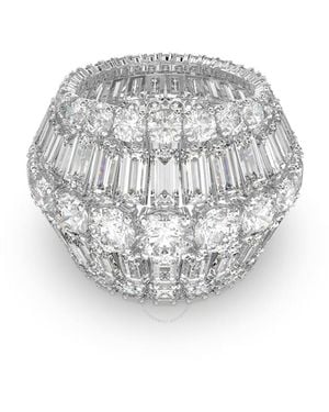 Swarovski Hyperbola Cocktail Ring, Size 58 - Metallic