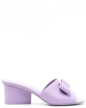 Ferragamo Ladies Sandals, Us - Purple