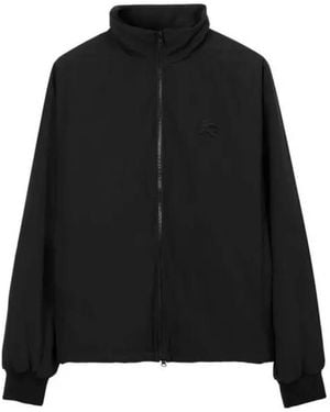 Burberry Salden Ekd Logo Embroidered Jacket - Black