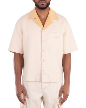 Axel Arigato Double-Faced Wool-Blend Holiday Shirt - Natural