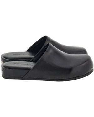 Ferragamo Felicya Leather Slip-On Loafers - Black
