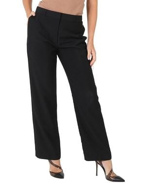 Burberry Pocket Detail Wool Mohair Tailored Pants, Brand Size 10 (Us - Black