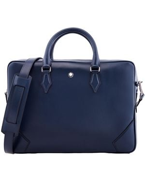 Montblanc Meisterstuck Leather Document Case - Blue