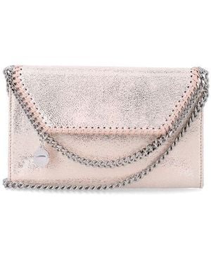 Stella McCartney Falabella Mini Crossbody Shell Polyester Shoulder Bag - Pink
