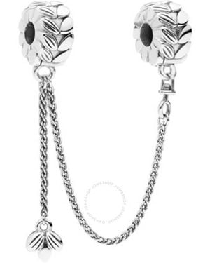 PANDORA Sterling Grains Of Energy Chain Clip Charm - Metallic