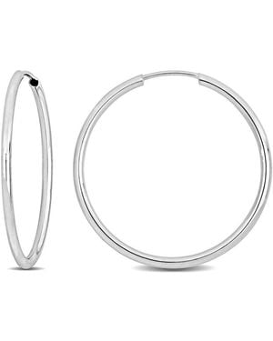 Amour 25Mm Hoop Earrings - Metallic