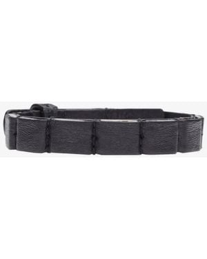 Ferragamo New Leather Sella Bracelet - Blue