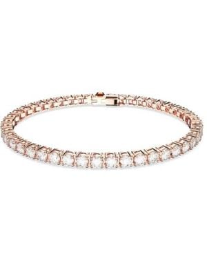Swarovski Matrix Tennis Bracelet - Metallic