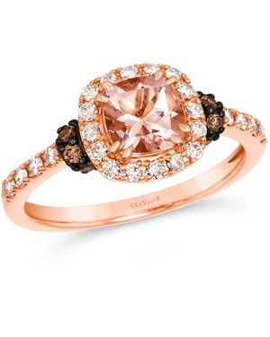 Le Vian Ladies Peach Morganite Rings Set - Pink
