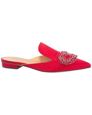 Giannico Ladies Crystal-Embellished Woven Slippers, Brand Size 35 Us - Pink