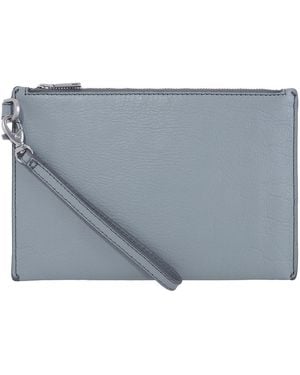 Fossil Ladies Smokey Zip Fastening Wristlet - Gray