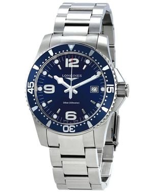 Longines Hydroconquest Blue Dial Watch L37404966 - Metallic
