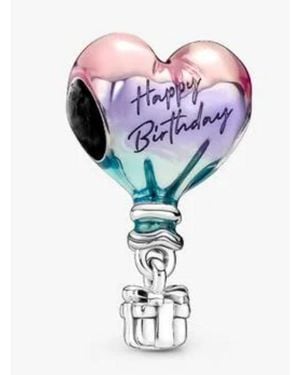 PANDORA Happy Birthday Balloon Sterling Charm - Blue