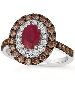 Le Vian Ladies Passion Ruby Rings Set - Red