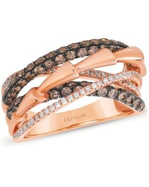 Le Vian Ladies Bamboo Gladiator Rings Set - Multicolour