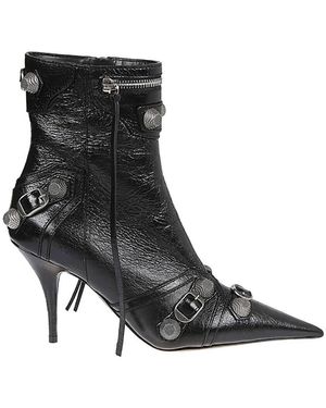 Balenciaga Cagole 90 Booties, Brand Size 40 Us - Black
