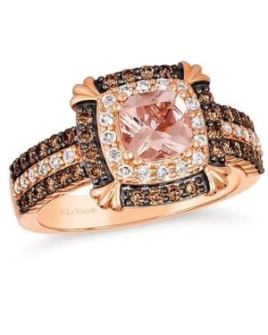 Le Vian Ladies Peach Morganite Rings Set - Pink
