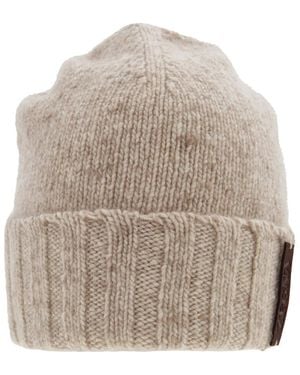 ZEGNA Ermenegildo Oasi Cashmere Beanie - Brown