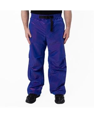 Burberry Belted Straight-Leg Trousers - Blue