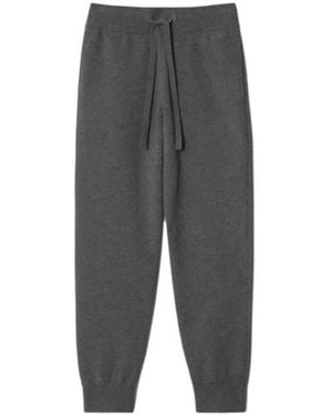 Burberry Larkan Cashmere Blend Jogging Pants - Gray