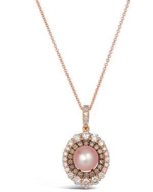 Le Vian Ladies Pearl Necklaces Set - Metallic