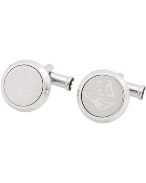 Montblanc 1858 Ice Sea Cufflinks - Metallic