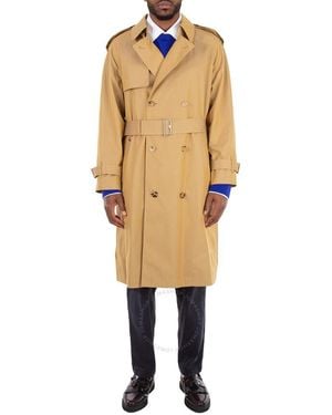 Burberry Heritage Kensington Trench Coat, Brand Size 50 Us - Yellow