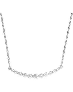 Brilliant Diamond Sterling 0.75 Carat Lab Grown Diamond Necklace For - Metallic
