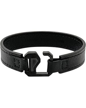 Montblanc Extreme Leather Bracelet - Black