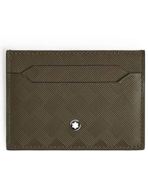 Montblanc Extreme Leather 5Cc Card Holder - Green