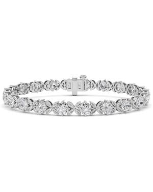 Mure And Co 7Ctw Round Lab Grown Diamond (F/Vs Bracelet - White