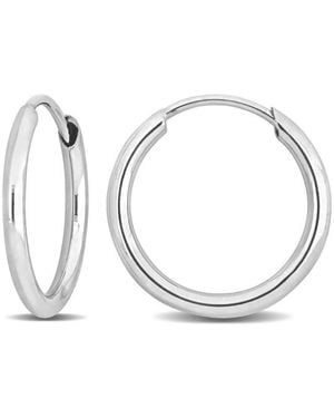 Amour 13Mm Hoop Earrings - Metallic