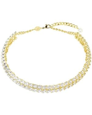 Swarovski Idyllia Oval Cut Crystal Choker - Metallic
