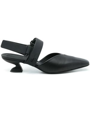 Ferragamo Ladies Heels, Us - Black