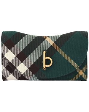 Burberry Rocking Horse Continental Wallet - Green