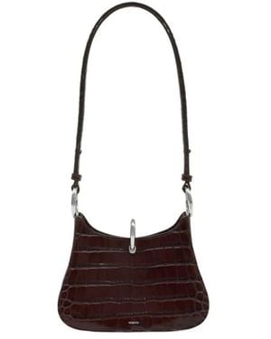 Rabanne Ring Shoulder Bag - Red