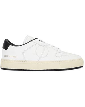 Common Projects Decades Leather Low-Top Trainers, Brand Size 43 Us - White
