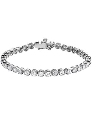 Brilliant Diamond Sterling 0.50 Cttw Lab Grown Diamond Tennis Braceletfor - Metallic