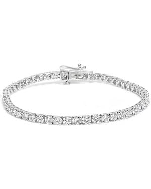 Haus of Brilliance 14K 7.0 Cttw 4-Prong Set Lab Grown Diamond 7" Tennis Bracelet - Metallic