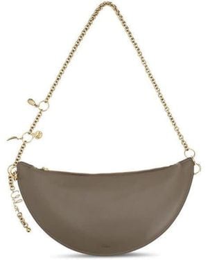 Chloé Chlo Calf Leather Shoulder Bag - White
