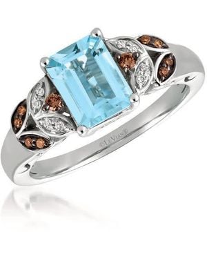 Le Vian Ladies Sea Aquamarine Rings Set - Blue