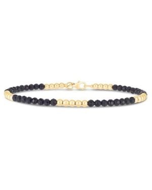 Tresorra 14K Onyx Pallina Bead Bracelet - Yellow