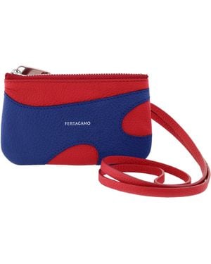 Ferragamo Cut Out Detail Credit Card Holder