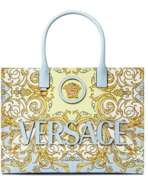 Versace La Medusa Shopping Bag - Metallic