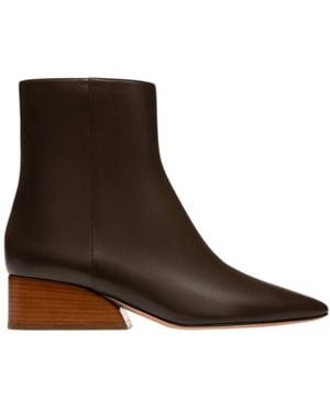 Bally Glenda Leather Boots - Brown